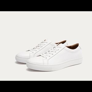 White Leather sneakers - brand new with box